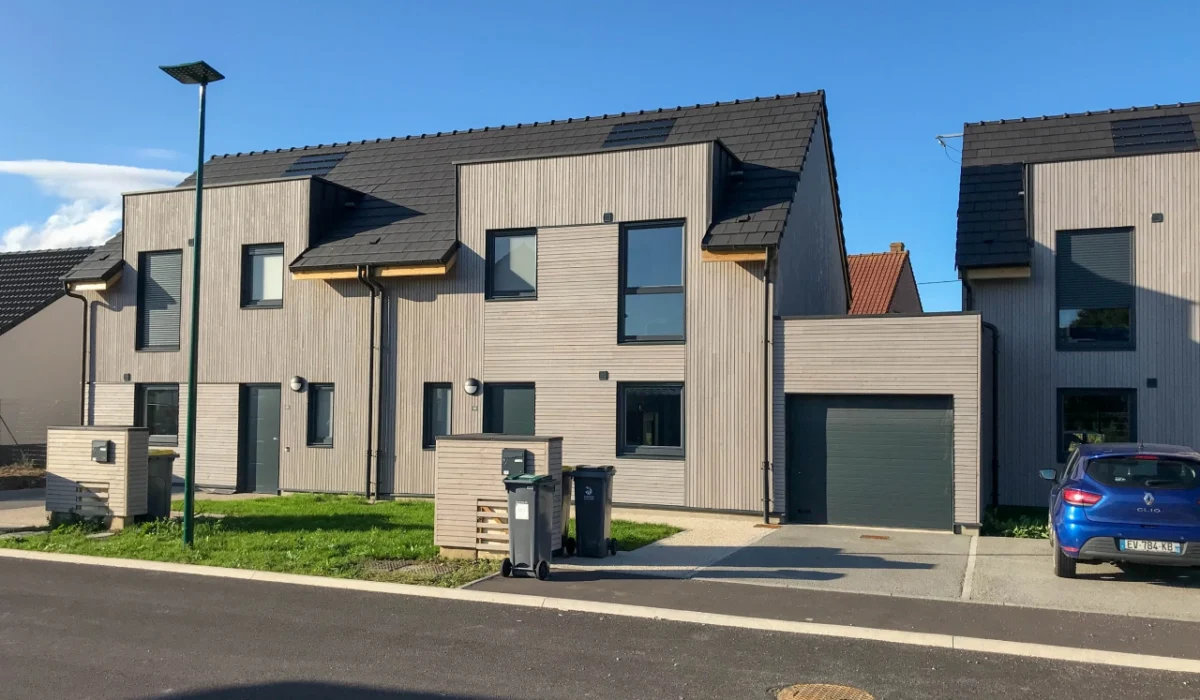 6 logements sociaux ossature Bois