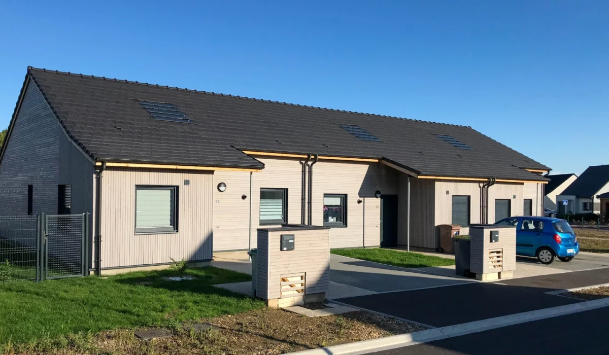 6 logements sociaux ossature Bois