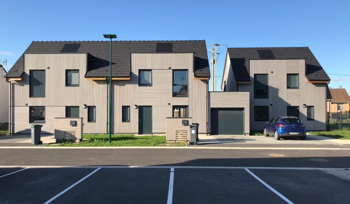 6 logements sociaux ossature Bois